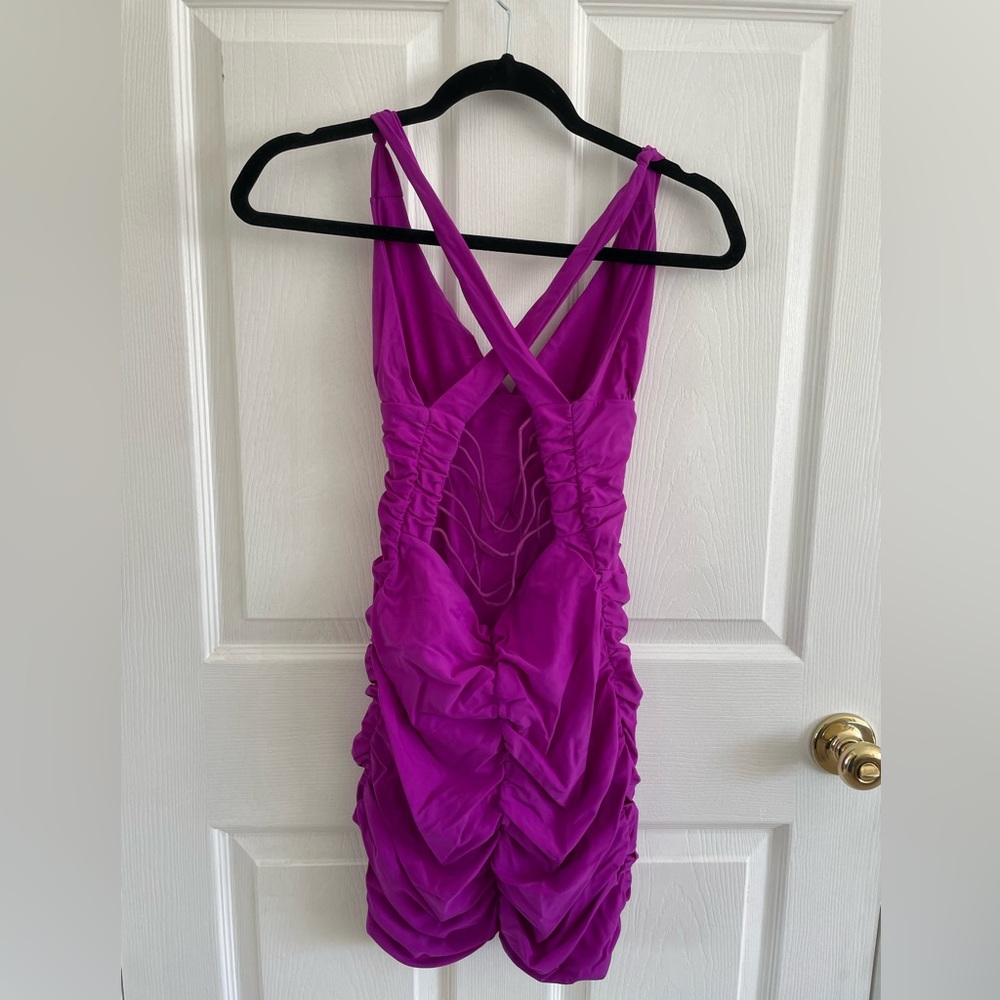 Purple mini dress! Perfect for a night out - Picture 2 of 3